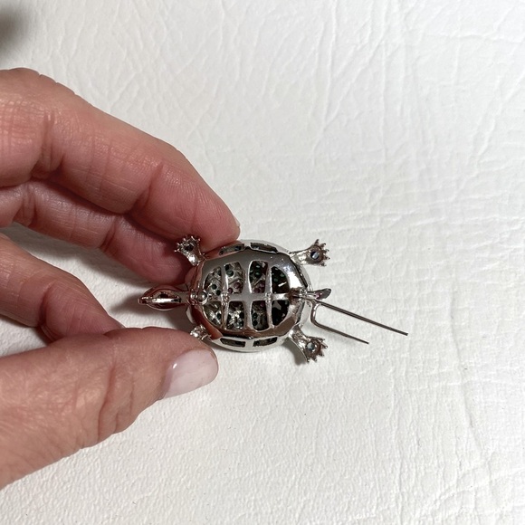 Stunning  Chapel-Zenray Vintage Turtle Brooch - Picture 7 of 8
